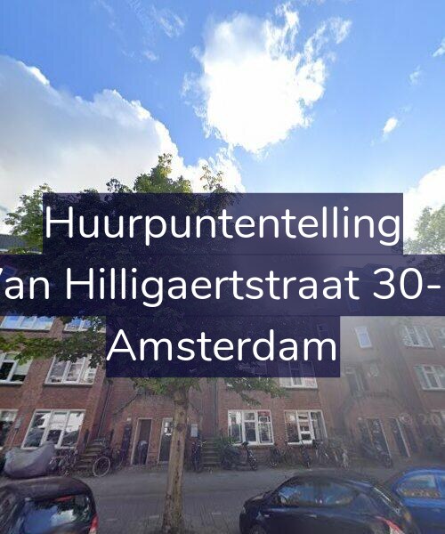 Foto gevel Huurpuntentelling voor Van Hilligaertstraat 30-B, Amsterdam