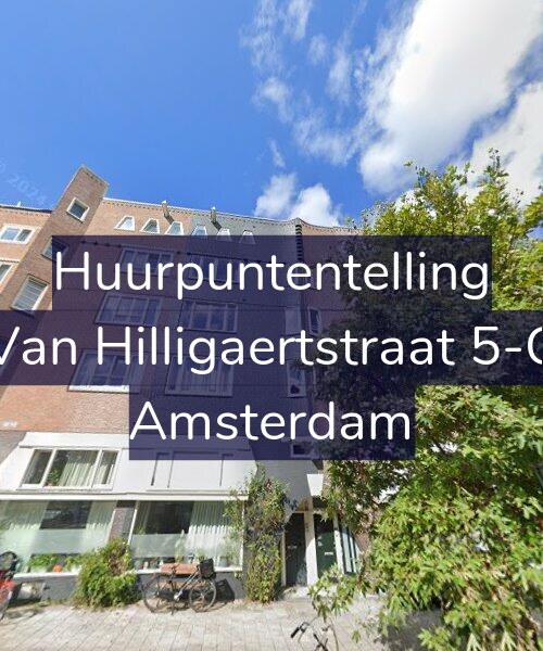 Foto gevel Huurpuntentelling voor Van Hilligaertstraat 5-C, Amsterdam