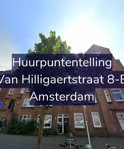 Foto gevel Huurpuntentelling voor Van Hilligaertstraat 8-B, Amsterdam