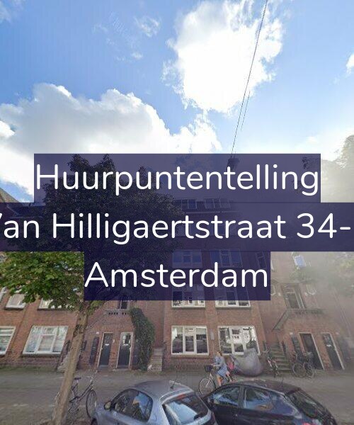 Foto gevel Huurpuntentelling voor Van Hilligaertstraat 34-B, Amsterdam