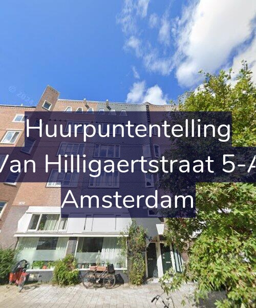 Foto gevel Huurpuntentelling voor Van Hilligaertstraat 5-A, Amsterdam