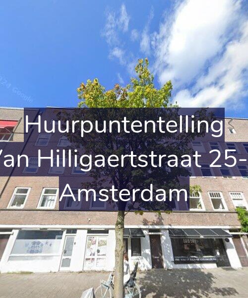 Foto gevel Huurpuntentelling voor Van Hilligaertstraat 25-3, Amsterdam