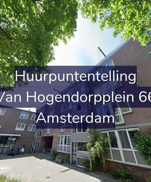 Foto gevel Huurpuntentelling voor Van Hogendorpplein 66, Amsterdam