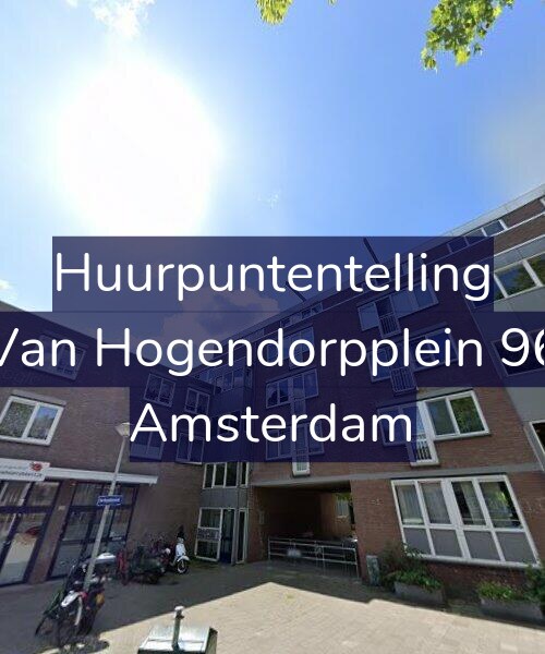 Foto gevel Huurpuntentelling voor Van Hogendorpplein 96, Amsterdam