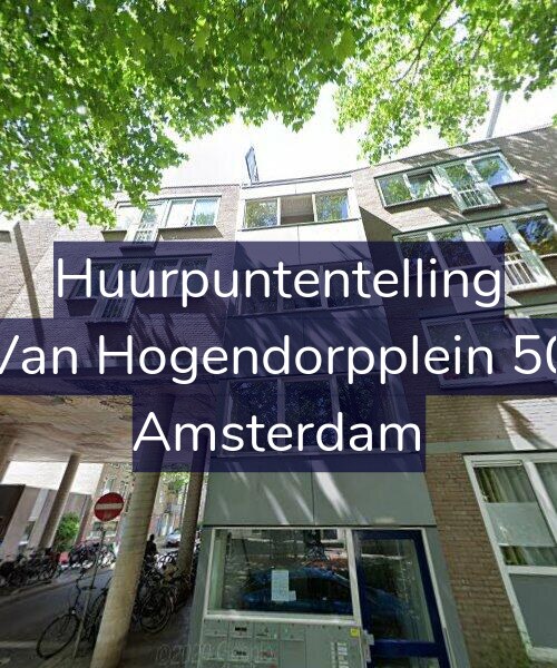 Foto gevel Huurpuntentelling voor Van Hogendorpplein 50, Amsterdam
