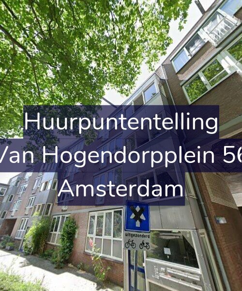 Foto gevel Huurpuntentelling voor Van Hogendorpplein 56, Amsterdam