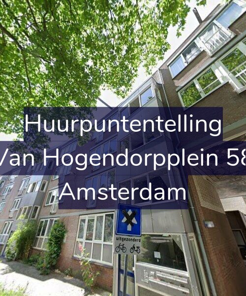Foto gevel Huurpuntentelling voor Van Hogendorpplein 58, Amsterdam