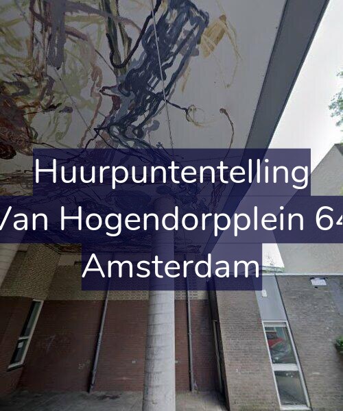 Foto gevel Huurpuntentelling voor Van Hogendorpplein 64, Amsterdam