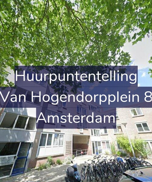 Foto gevel Huurpuntentelling voor Van Hogendorpplein 8, Amsterdam