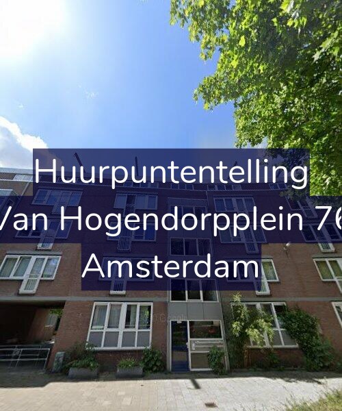 Foto gevel Huurpuntentelling voor Van Hogendorpplein 76, Amsterdam