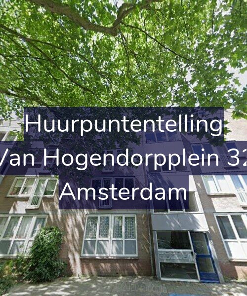 Foto gevel Huurpuntentelling voor Van Hogendorpplein 32, Amsterdam