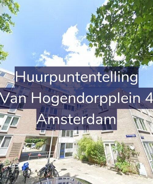 Foto gevel Huurpuntentelling voor Van Hogendorpplein 4, Amsterdam