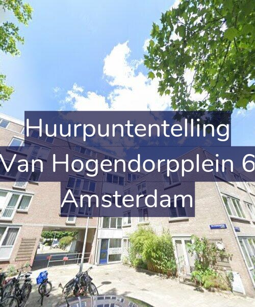 Foto gevel Huurpuntentelling voor Van Hogendorpplein 6, Amsterdam