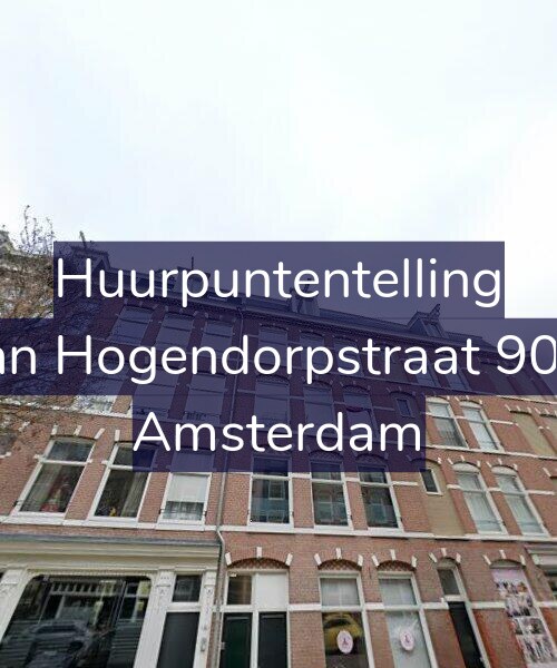 Foto gevel Huurpuntentelling voor Van Hogendorpstraat 90-2, Amsterdam