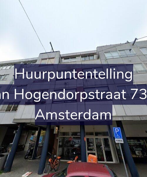 Foto gevel Huurpuntentelling voor Van Hogendorpstraat 73-C, Amsterdam