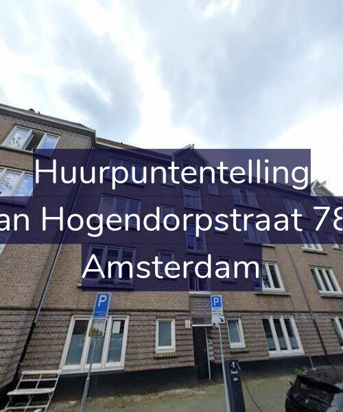 Foto gevel Huurpuntentelling voor Van Hogendorpstraat 781, Amsterdam