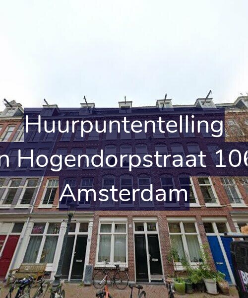 Foto gevel Huurpuntentelling voor Van Hogendorpstraat 106-2, Amsterdam