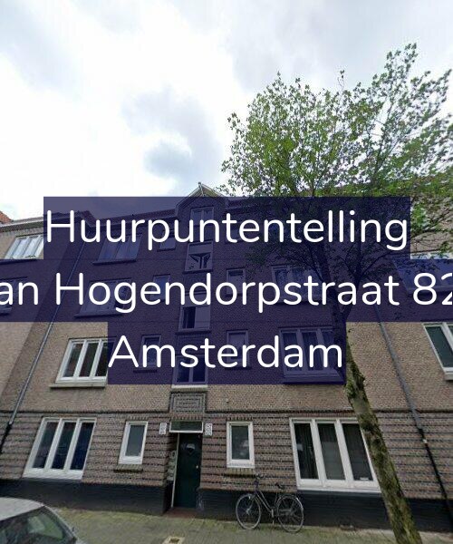 Foto gevel Huurpuntentelling voor Van Hogendorpstraat 823, Amsterdam