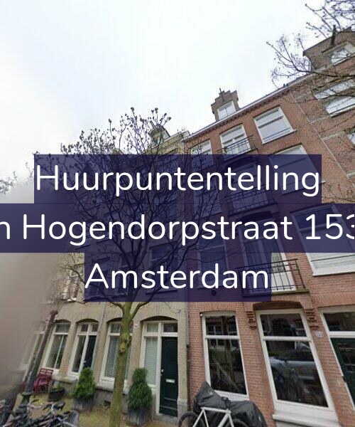 Foto gevel Huurpuntentelling voor Van Hogendorpstraat 153-H, Amsterdam