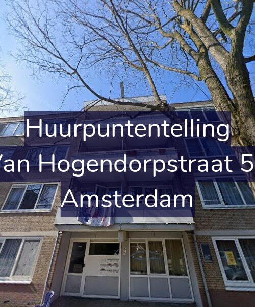 Foto gevel Huurpuntentelling voor Van Hogendorpstraat 53, Amsterdam