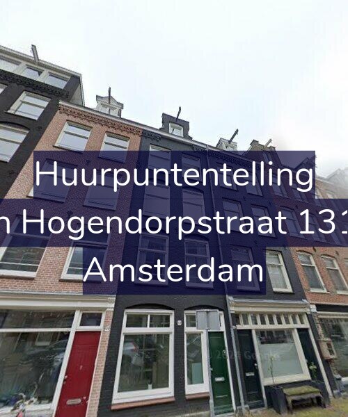 Foto gevel Huurpuntentelling voor Van Hogendorpstraat 131-H, Amsterdam