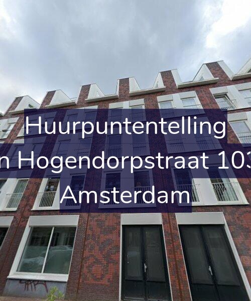 Foto gevel Huurpuntentelling voor Van Hogendorpstraat 103-E, Amsterdam
