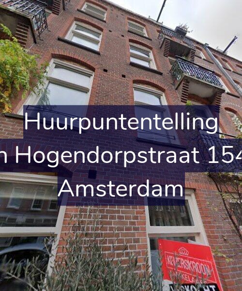 Foto gevel Huurpuntentelling voor Van Hogendorpstraat 154-H, Amsterdam