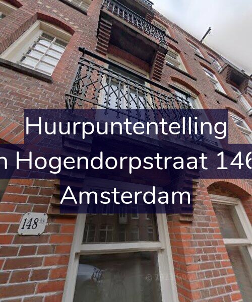 Foto gevel Huurpuntentelling voor Van Hogendorpstraat 146-H, Amsterdam