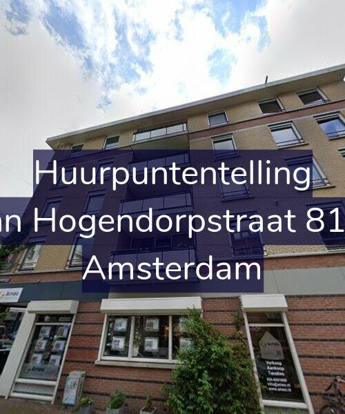 Foto gevel Huurpuntentelling voor Van Hogendorpstraat 81-C, Amsterdam