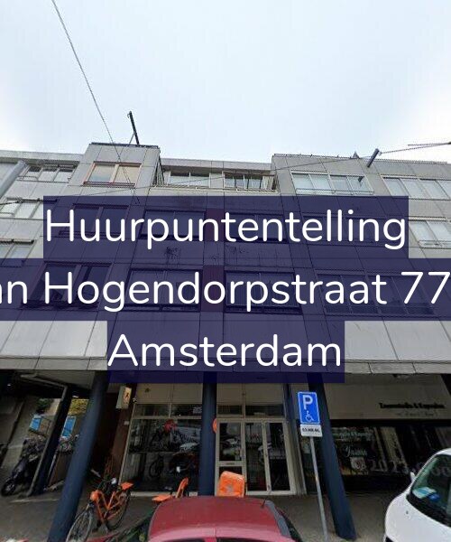 Foto gevel Huurpuntentelling voor Van Hogendorpstraat 77-C, Amsterdam