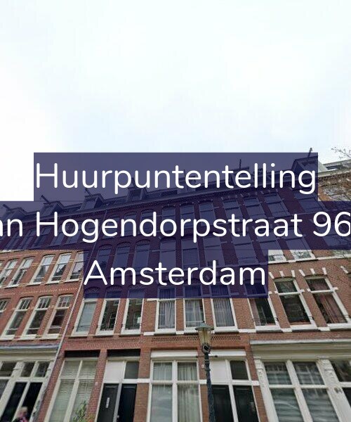 Foto gevel Huurpuntentelling voor Van Hogendorpstraat 96-3, Amsterdam