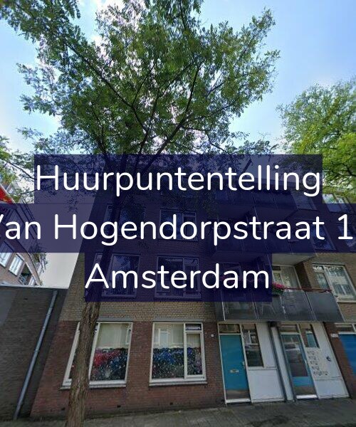 Foto gevel Huurpuntentelling voor Van Hogendorpstraat 14, Amsterdam