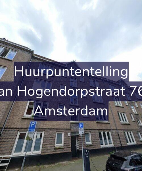 Foto gevel Huurpuntentelling voor Van Hogendorpstraat 769, Amsterdam