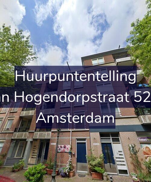 Foto gevel Huurpuntentelling voor Van Hogendorpstraat 52-G, Amsterdam