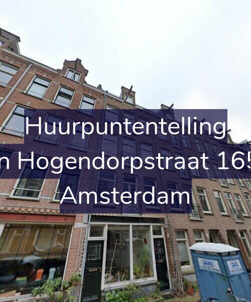 Foto gevel Huurpuntentelling voor Van Hogendorpstraat 165-2, Amsterdam