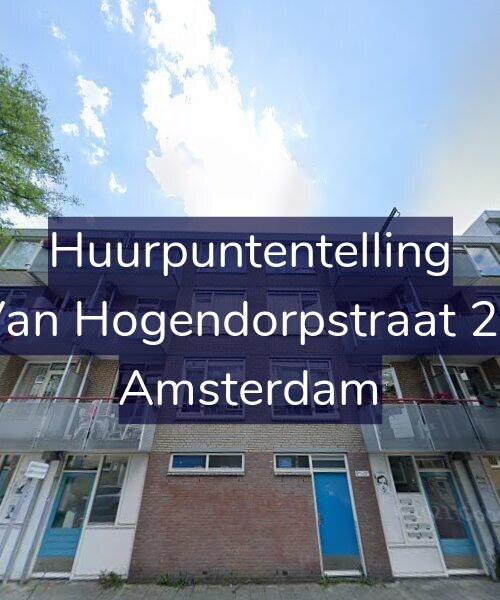 Foto gevel Huurpuntentelling voor Van Hogendorpstraat 24, Amsterdam