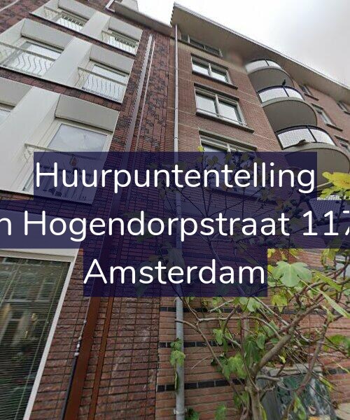 Foto gevel Huurpuntentelling voor Van Hogendorpstraat 117-C, Amsterdam