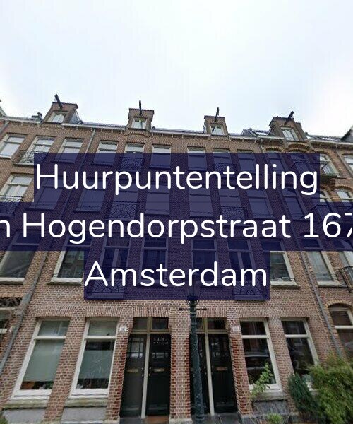 Foto gevel Huurpuntentelling voor Van Hogendorpstraat 167-H, Amsterdam