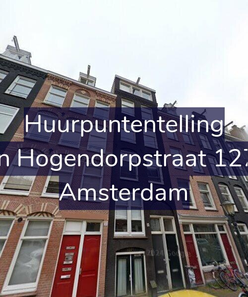 Foto gevel Huurpuntentelling voor Van Hogendorpstraat 127-3, Amsterdam
