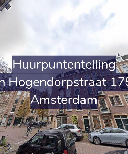Foto gevel Huurpuntentelling voor Van Hogendorpstraat 175-2, Amsterdam
