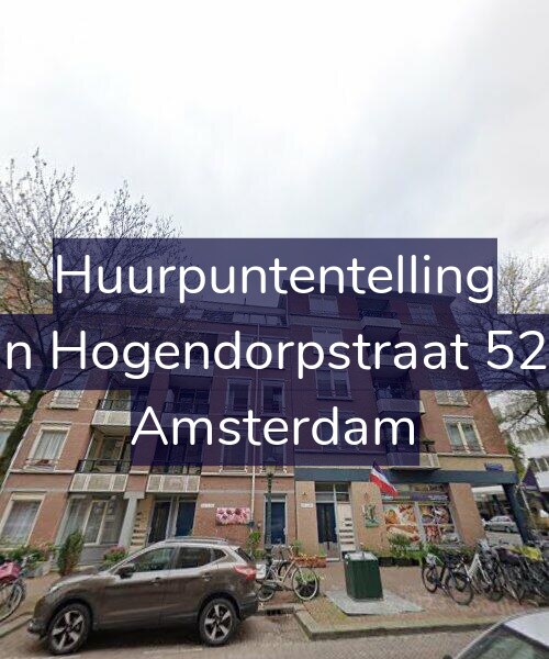 Foto gevel Huurpuntentelling voor Van Hogendorpstraat 52-D, Amsterdam