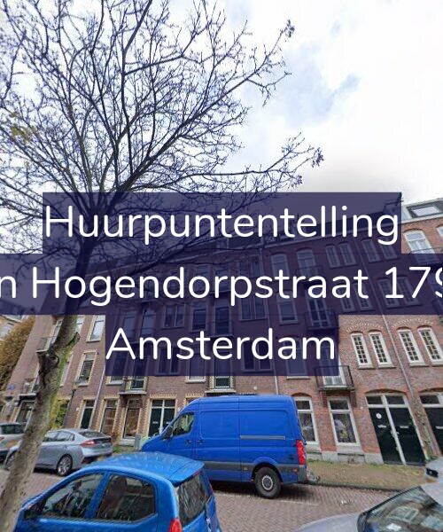 Foto gevel Huurpuntentelling voor Van Hogendorpstraat 179-2, Amsterdam