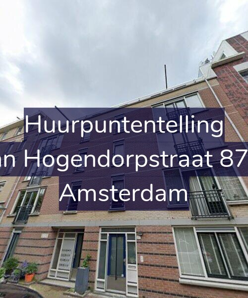 Foto gevel Huurpuntentelling voor Van Hogendorpstraat 87-C, Amsterdam