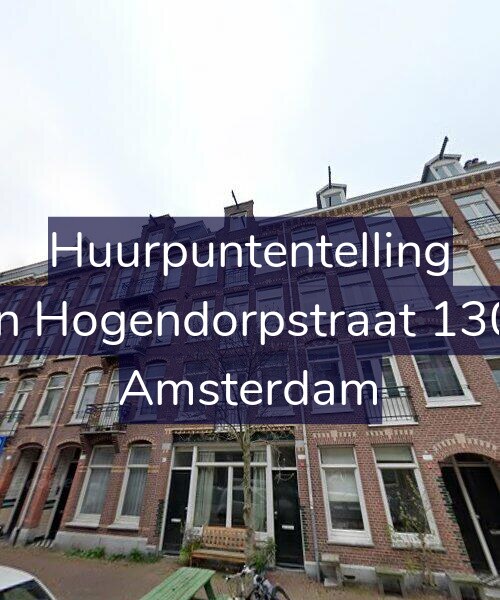 Foto gevel Huurpuntentelling voor Van Hogendorpstraat 130-1, Amsterdam
