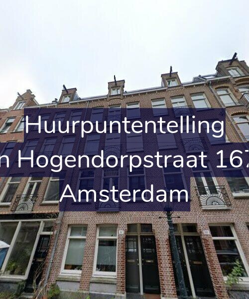 Foto gevel Huurpuntentelling voor Van Hogendorpstraat 167-2, Amsterdam