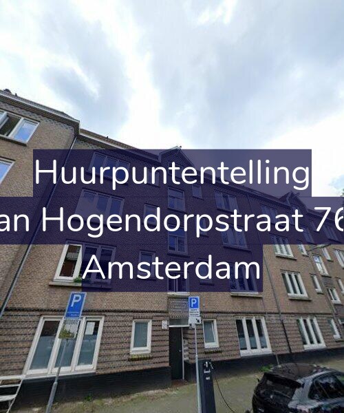 Foto gevel Huurpuntentelling voor Van Hogendorpstraat 767, Amsterdam