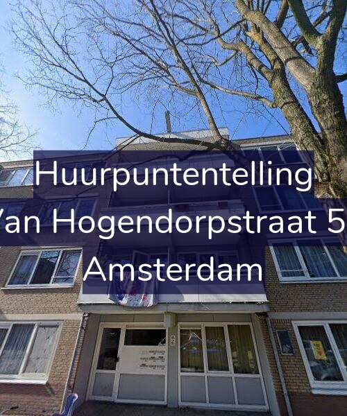 Foto gevel Huurpuntentelling voor Van Hogendorpstraat 55, Amsterdam