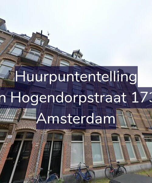 Foto gevel Huurpuntentelling voor Van Hogendorpstraat 173-2, Amsterdam