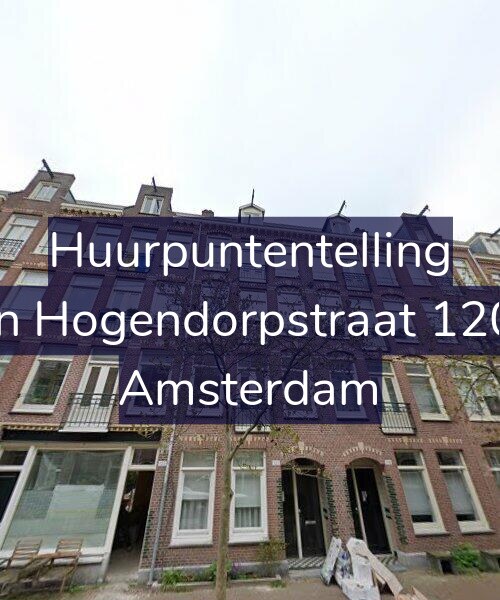 Foto gevel Huurpuntentelling voor Van Hogendorpstraat 120-3, Amsterdam