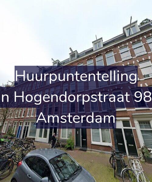 Foto gevel Huurpuntentelling voor Van Hogendorpstraat 98-H, Amsterdam